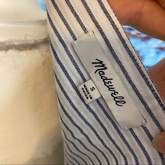 Madewell butterfly top in stripe play small - Picture 7 of 10